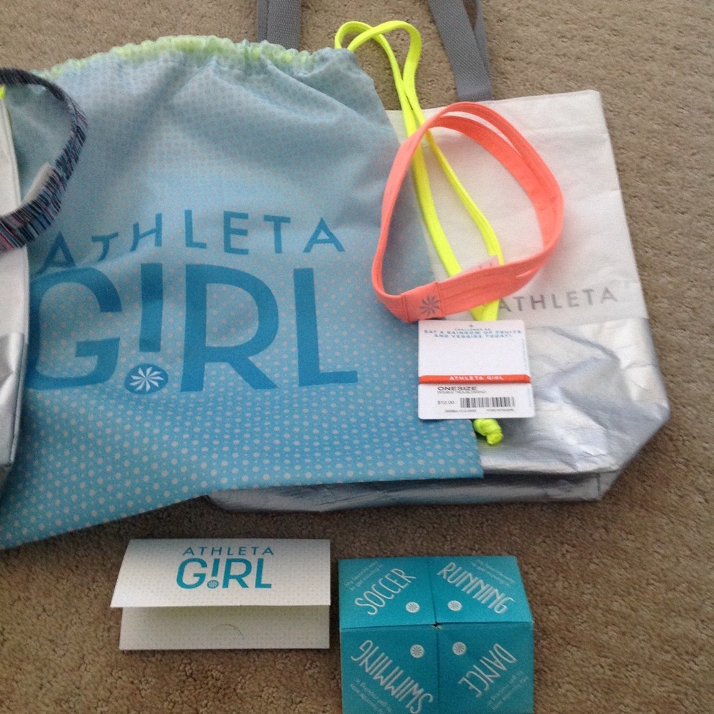 Athleta girl drawstring bag